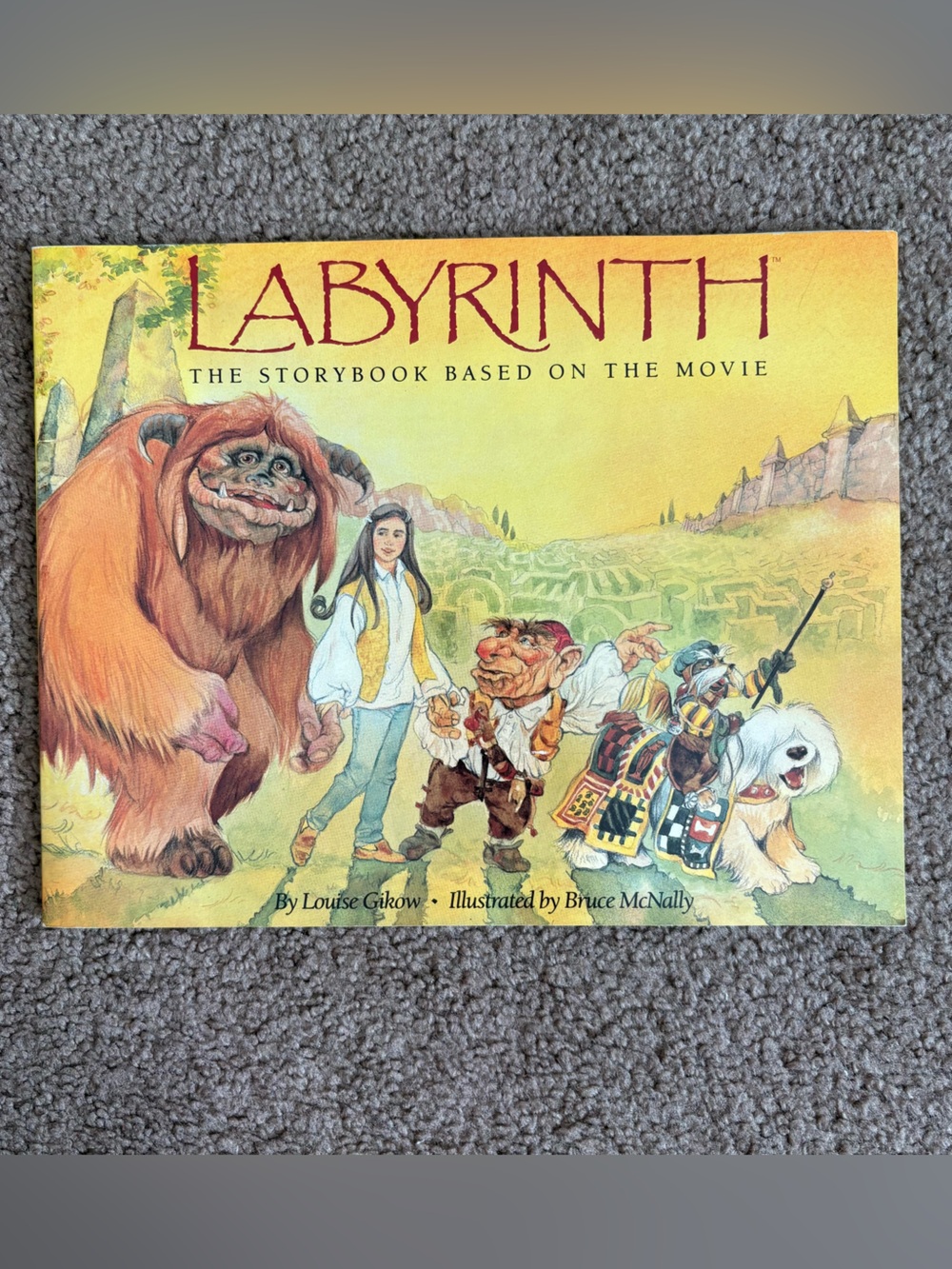 Labyrinth Storybook Paperback Vintage 1986